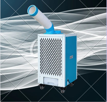 Un bon prix. Un refroidisseur d'air mobile compact et pratique avec une nageoire d'aluminium, un refroidisseur à film hydrophile et un compresseur à balancer En ligne